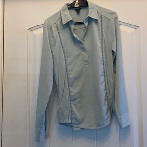 Light blue collared blouse